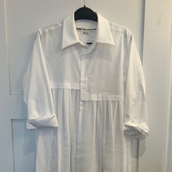 Comme des Garçons white pleated shirt - Picture 4 of 5
